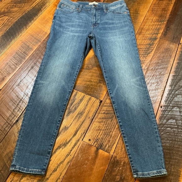 Madewell 9” Mid-Rise Skinny Jeans in Pleasant Wash Women’s Size 30 - Picture 3 of 15